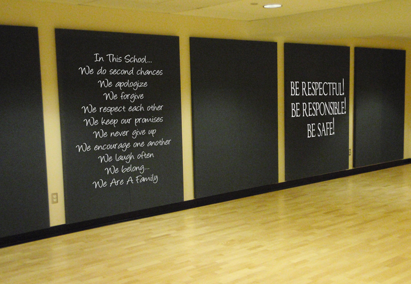 In This School Education Wall Decals Trading Phrases